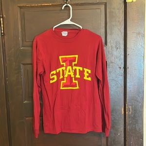 Iowa State Long Sleeve T Shirt, Size Small